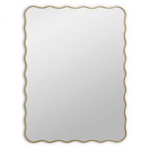 Зеркало в золотой волнистой раме Fancy Gold (Фэнси) Smal 60*80 см